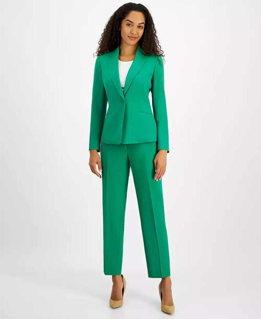 Le Suit Women's One-Button Straight-Leg Pantsuit, Regular & Petite