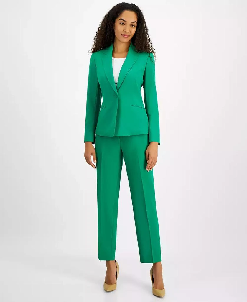 Le Suit Women's One-Button Straight-Leg Pantsuit, Regular & Petite 1
