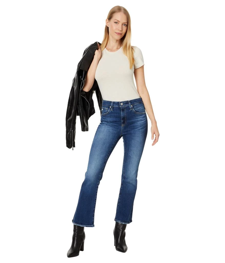 AG Jeans Farrah High Rise Crop Boot Jean in 14 Years Collector 4