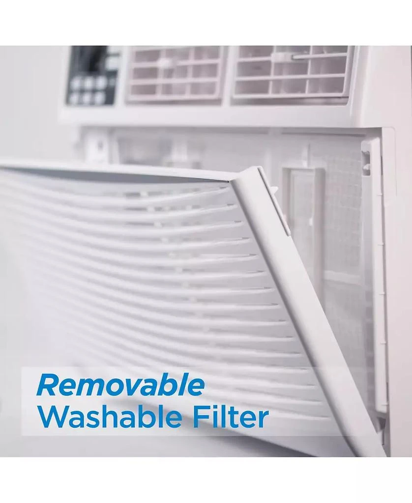 Black & Decker BLACK+DECKER Window Air Conditioner 10,000 BTU, AC Window Unit Cools Up to 450 Square Feet, Window AC Unit with Remote Control, 3 Cooling Speeds and Fan Only Function, BWAC10WTB, White 10