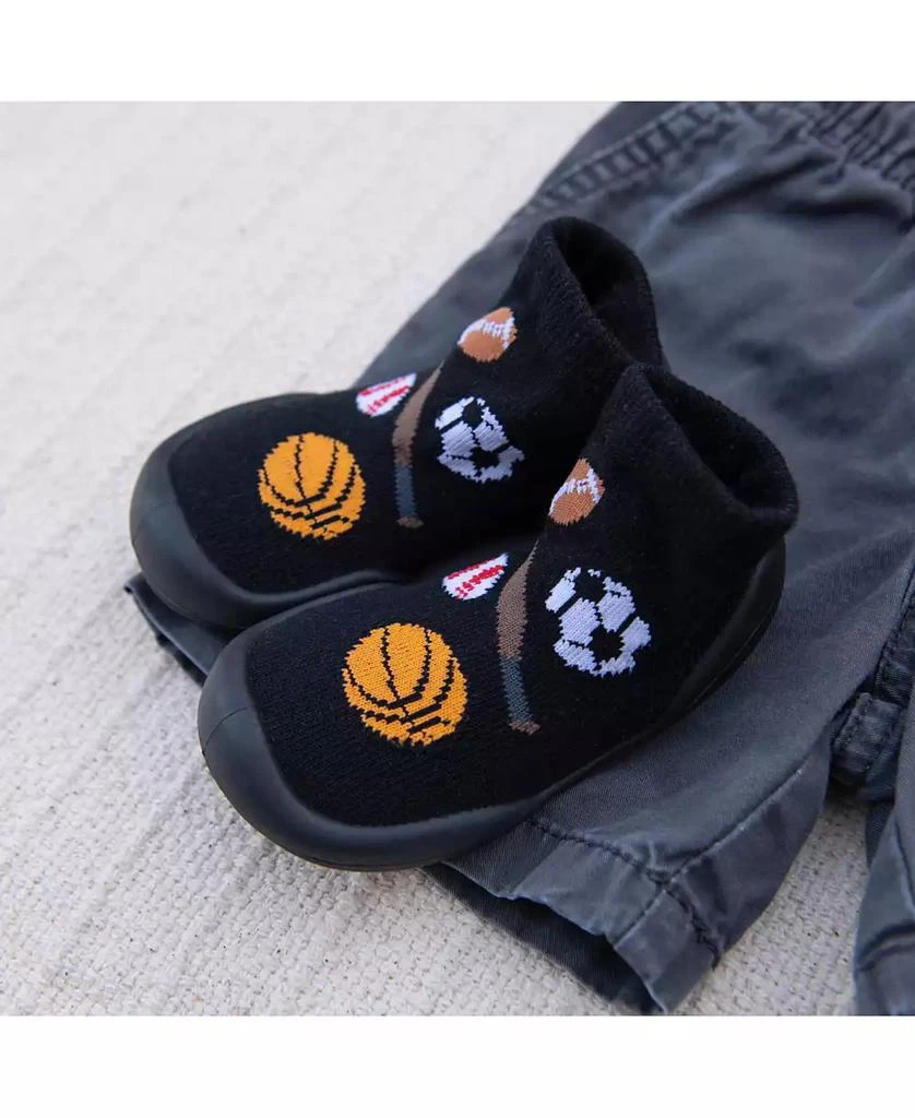 Komuello Baby Boy First Walk Sock Shoes Playball 4