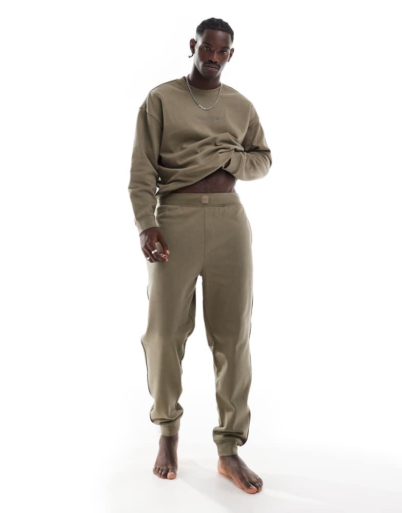 Calvin klein logo waist lounge joggers discount