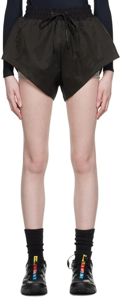 TEMPLA Black Cropped Shorts 1