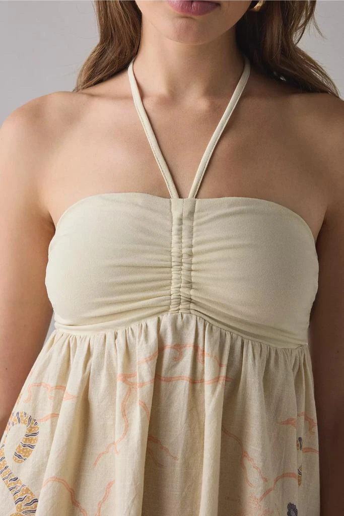 Kimchi Blue Pia Convertible Tie Bandeau Babydoll Mini Dress