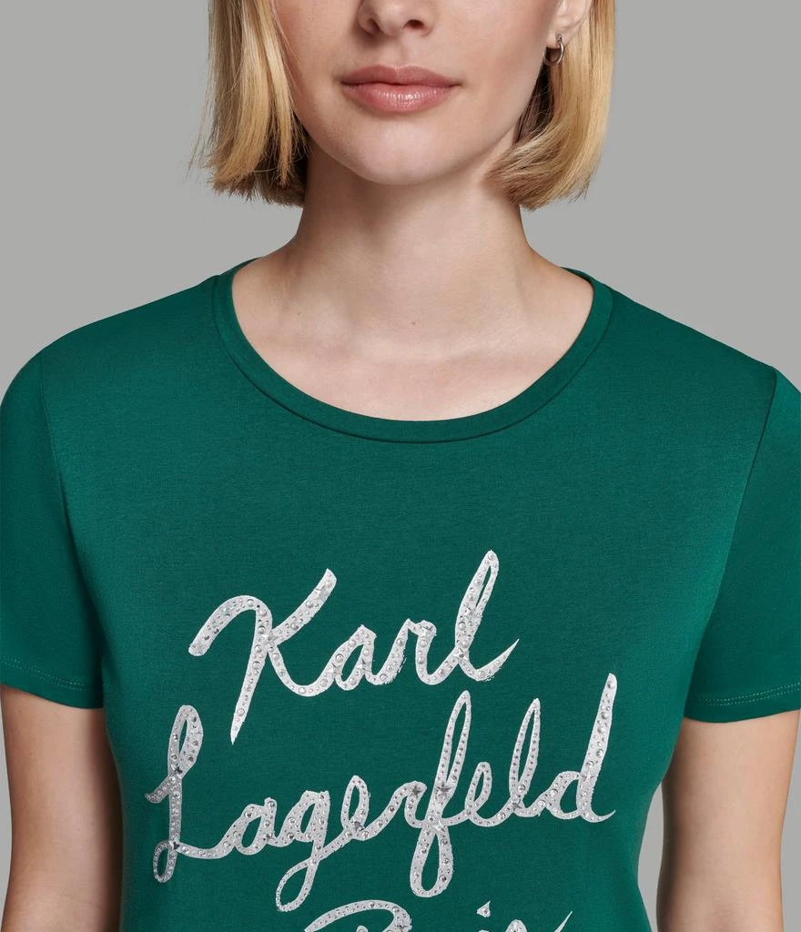 Karl Lagerfeld Paris KARL SPARKLE SCRIPT TEE 5