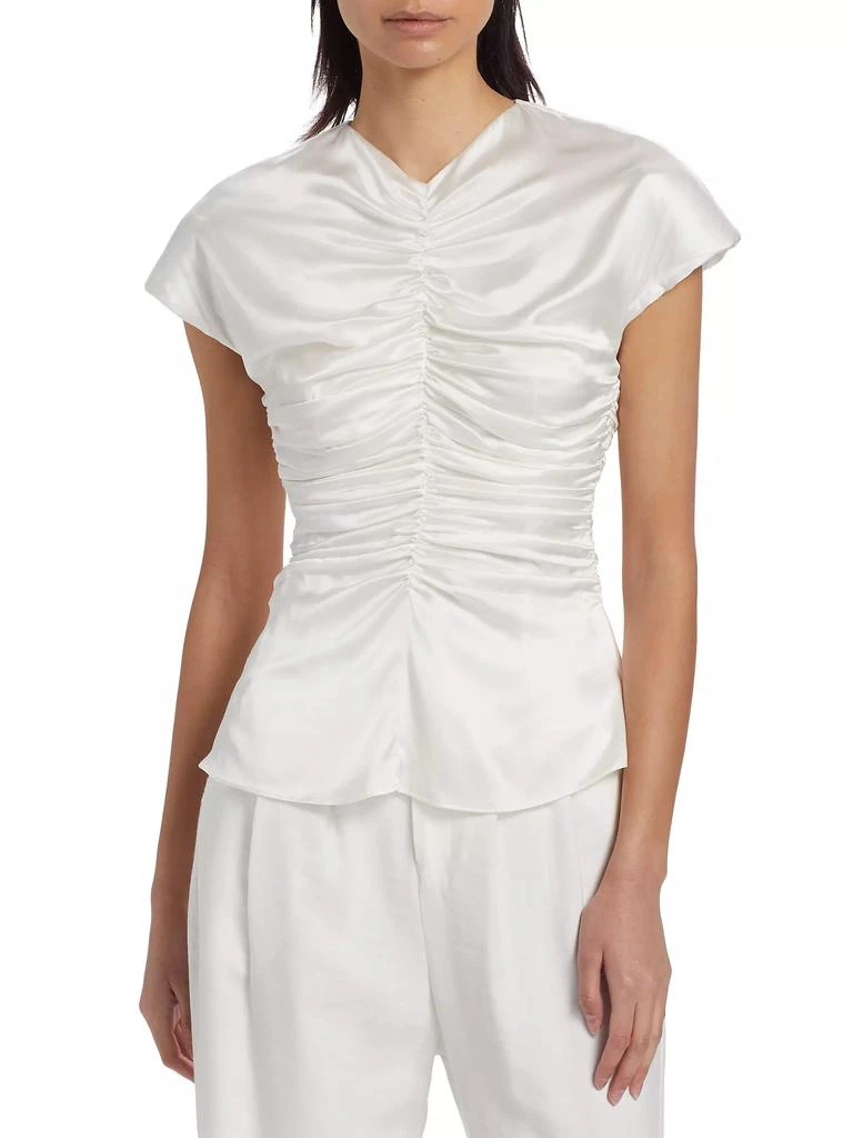 Tove Fiana Ruched Silk Blouse 3