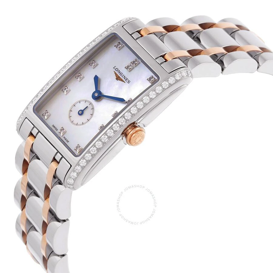 Longines DolceVita Quartz Diamond White Mother of Pearl Dial Ladies Watch L5.255.5.89.7 2