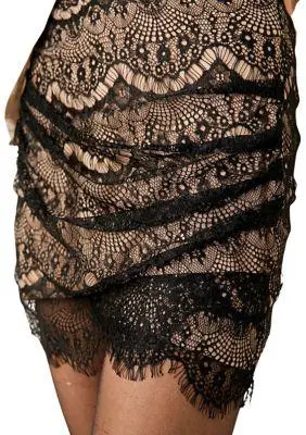 Free People Zoey Lace Mini Skirt 4