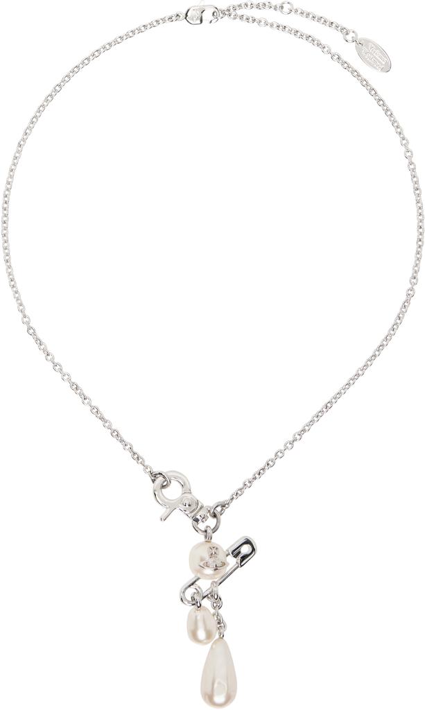 Vivienne Westwood Silver Claude Small Necklace - Necklaces