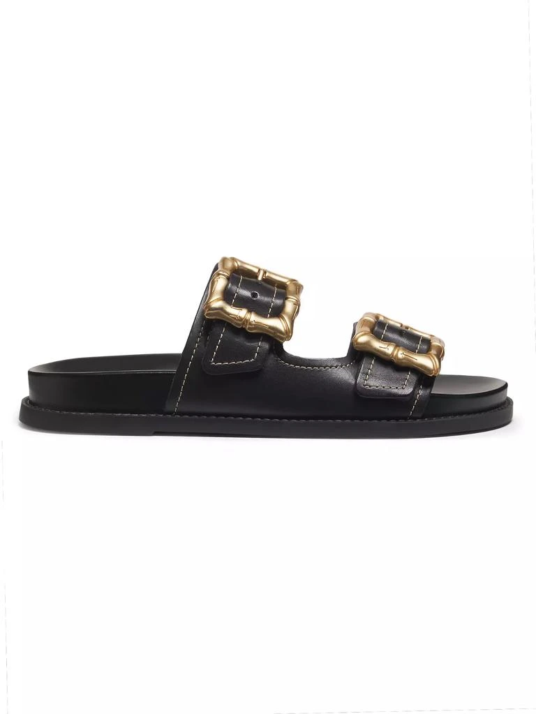 Schutz Enola Sporty Leather Sandals 1