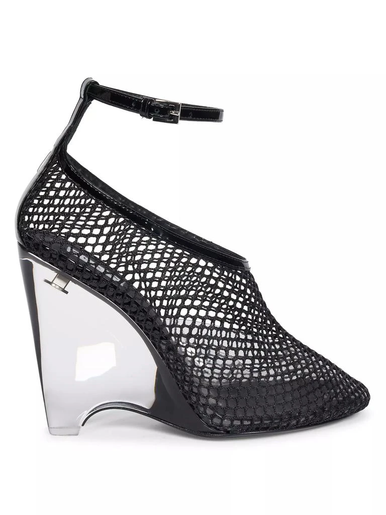 Alaïa 100MM Mesh Wedge Pumps 1