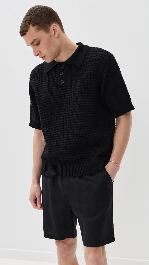 The Elder Statesman Nora Lite Check Unisex Polo 3