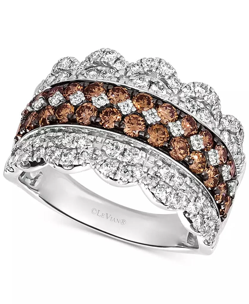 Le Vian 20th Anniversary Diamond Jubilee Crown Ring (2 ct. t.w.) in 14k White Gold, 14k Rose Gold or 14K Yellow Gold, Exclusively at Macy’s 1