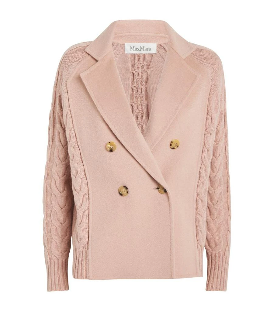 Max Mara Wool-Cashmere Blazer Cardigan 1