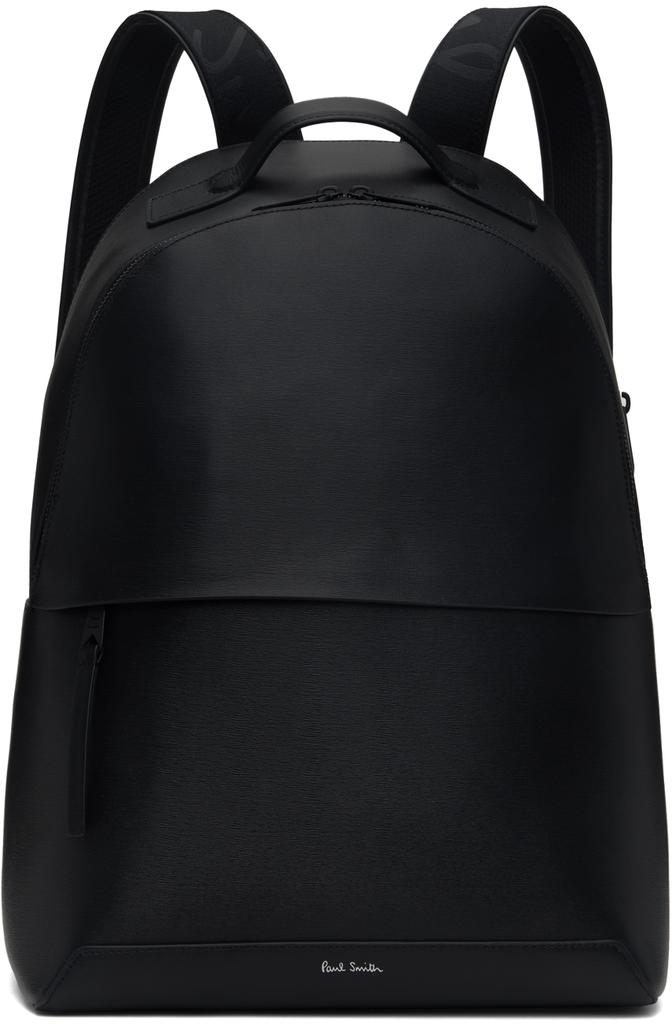 笑*男様 paul smith バックパック ブラック Shop Black Embossed Leather Backpack on Sale at BeyondStyle