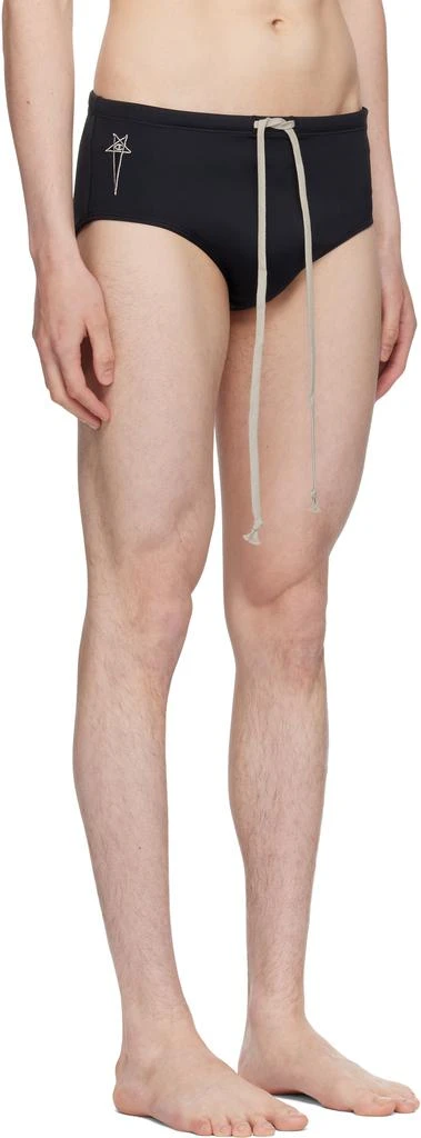 Rick Owens Black Champion Edition Jersey Swim Briefs 2