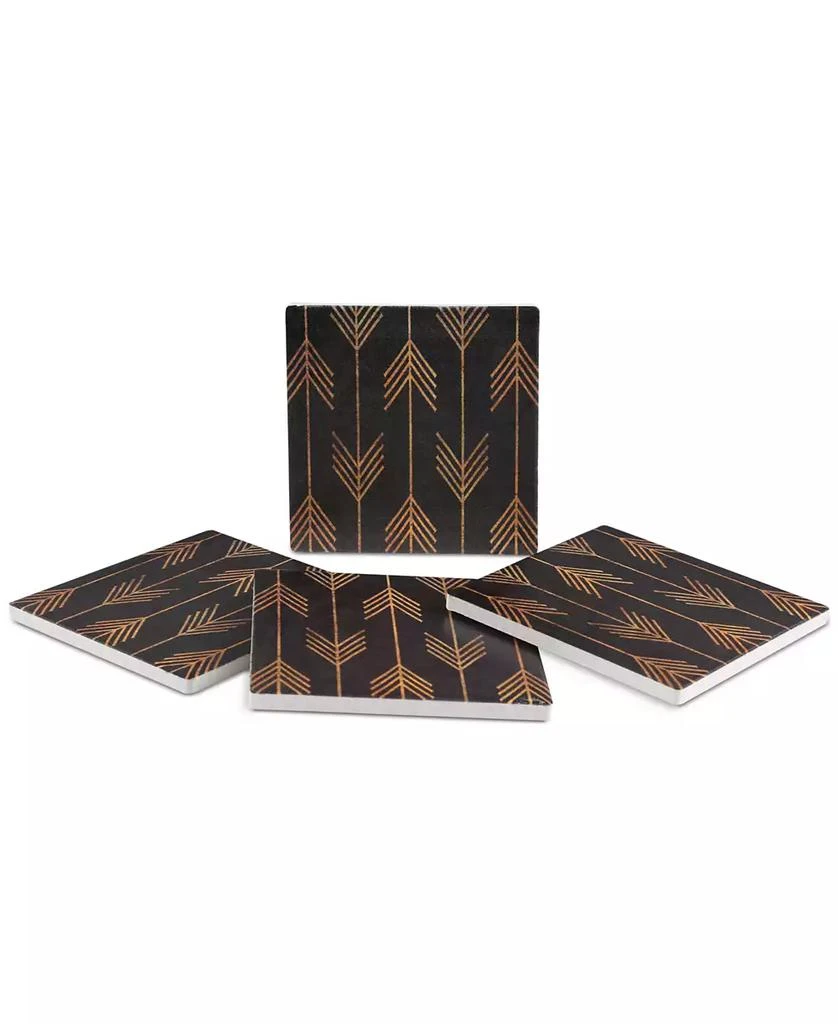 Thirstystone Gold Arrow Modele 4-Pc. Coaster Set 1