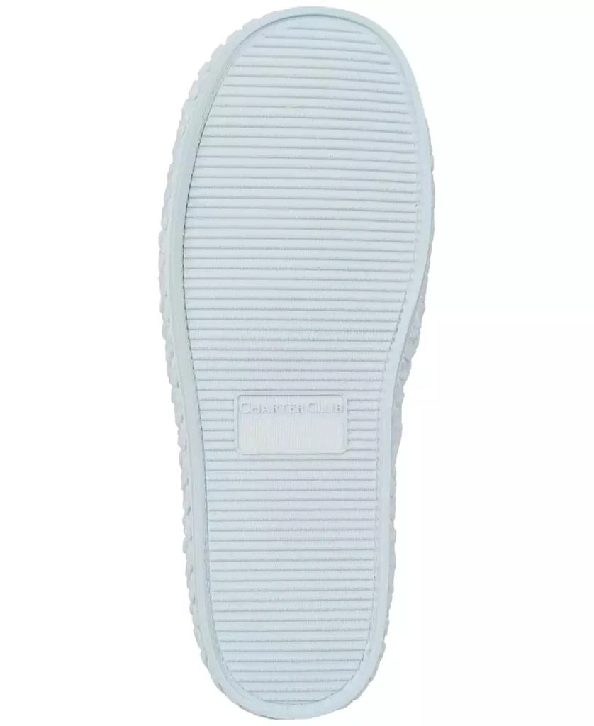 Charter Club Women's Textured Knot-Top Slippers, Created for Macy's 5