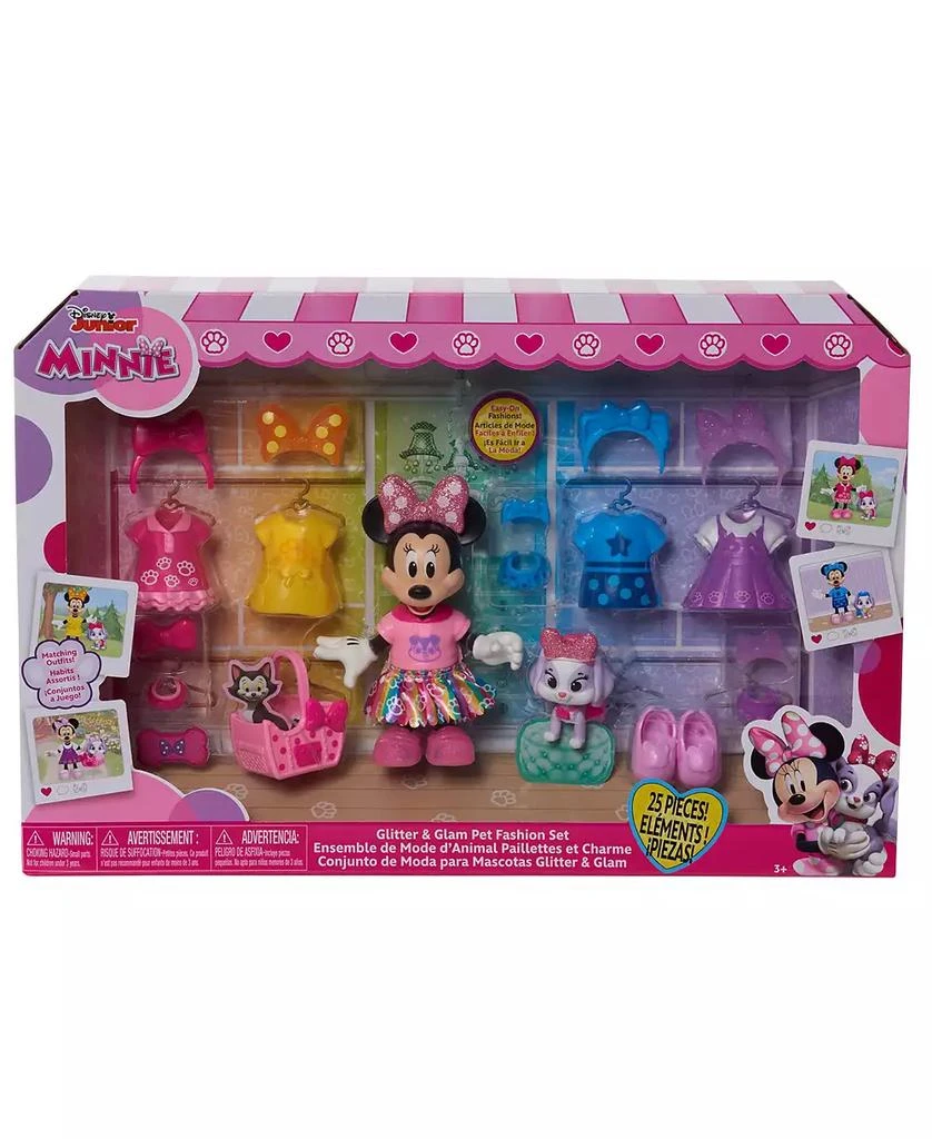 Minnie Mouse Disney Junior Glitter and Glam Pet Fashion Set,  23 Piece Doll and Accessories Set 3