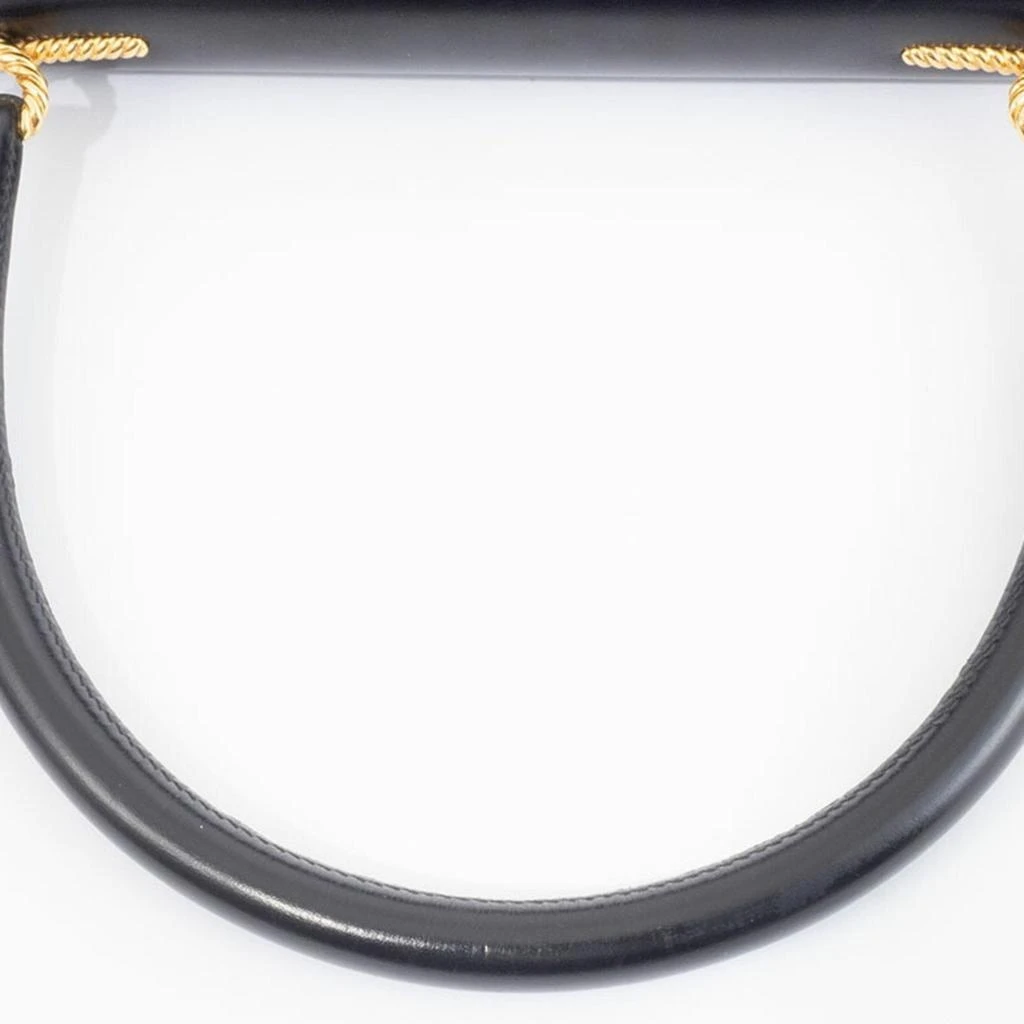 Hermes Box Calf Leather Handbag (Pre-Owned) 5