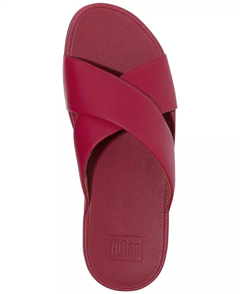 FitFlop Women's Lulu Crisscross Slide Leather Sandals