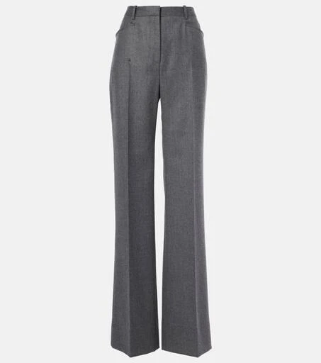 Tom Ford High-rise wool twill bootcut pants 1