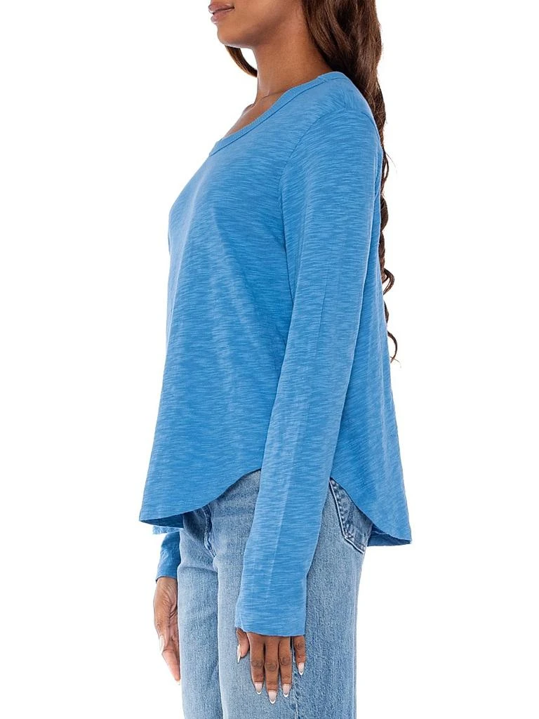 Wilt Shrunken Crew Long Sleeve Shirttail Slub Tee 4
