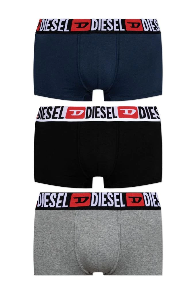 Diesel Diesel Three Pack Of Logo Waistband Boxers 1