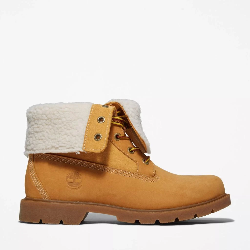 Timberland Women's Linden Woods Waterproof Fleece Fold-Down Boot 6