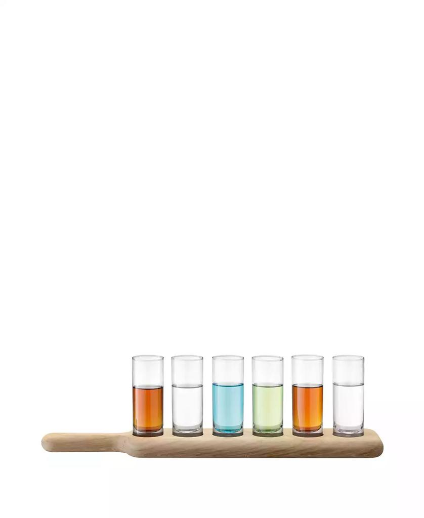 LSA International Paddle Shot Set Oak Paddle Clear, 3.5oz