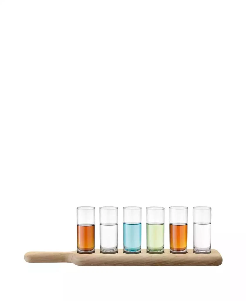 LSA International Paddle Shot Set Oak Paddle Clear, 3.5oz 2