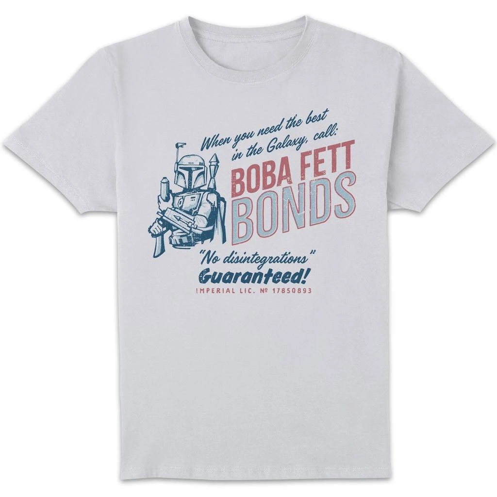 Star Wars Star Wars Boba Fett Bonds Unisex T-Shirt - White 1