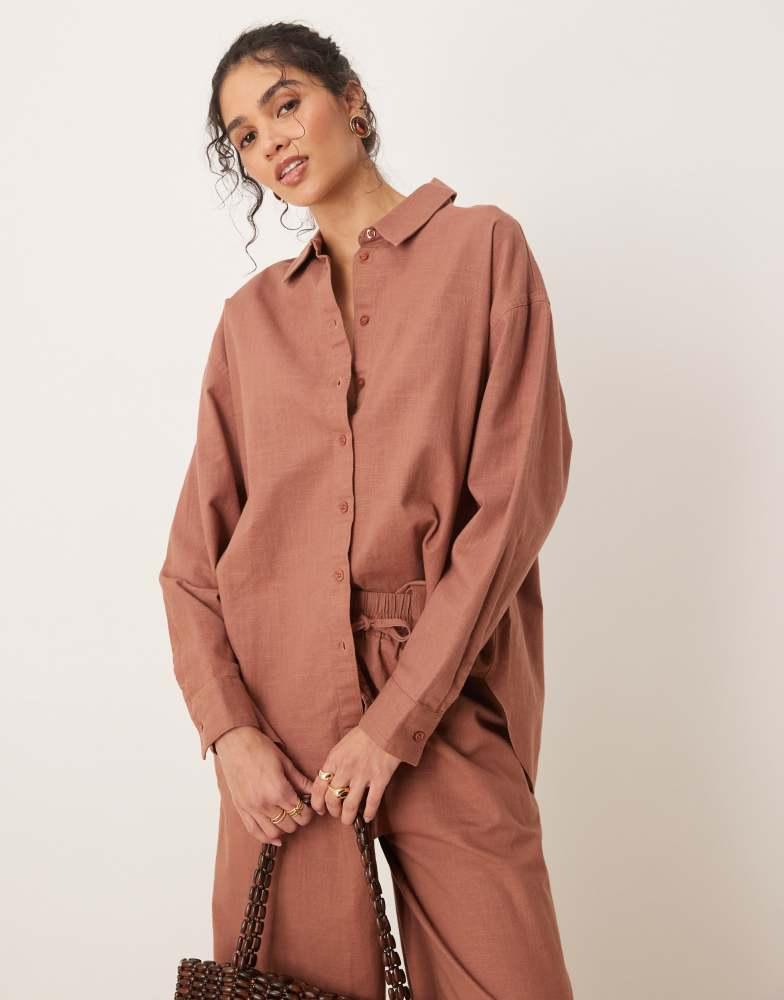 asos linen top