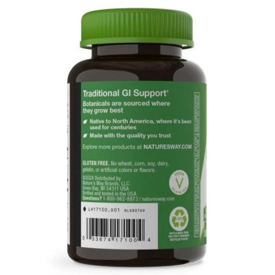 Nature's Way Slippery Elm Bark 400mg Dietary Supplement Capsules 2