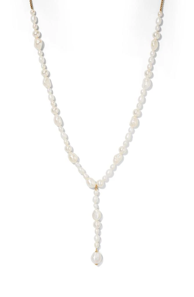 Nadri London Beaded Cultured Pearl Y-Necklace