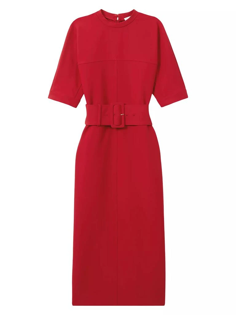 Naya Belted Print Dress