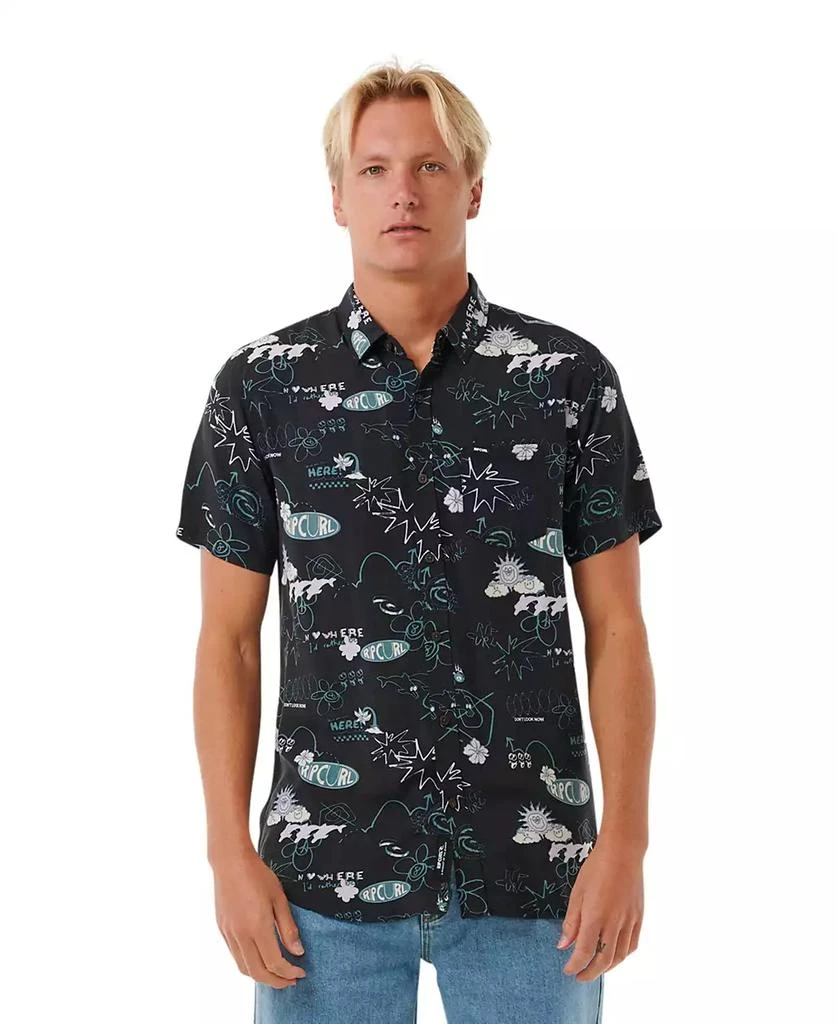 Rip Curl Men's Fun Times Short Sleeve Shirt 1