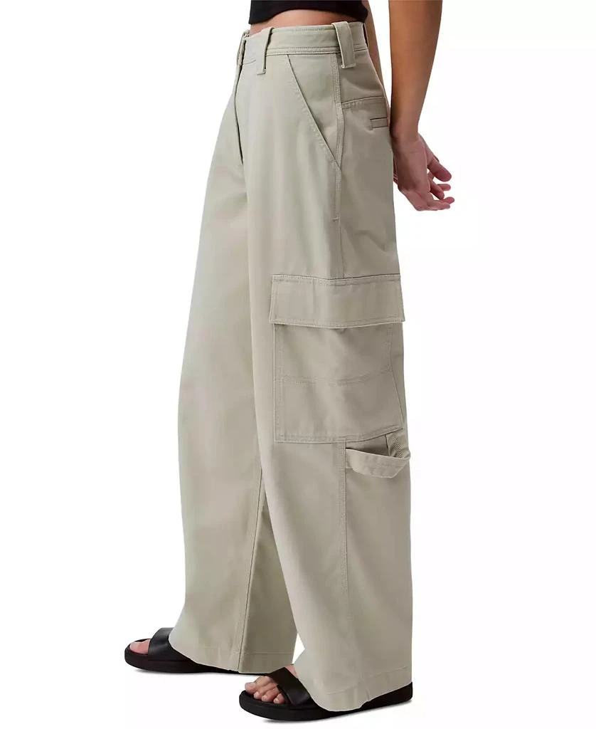 Calvin Klein Women's Utility Canvas Cargo Pants 4