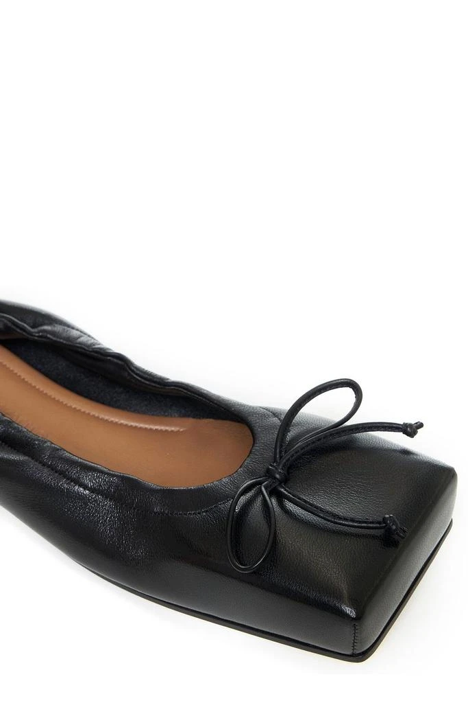 Jacquemus Jacquemus Bow Detailed Square-Toe Flats 3