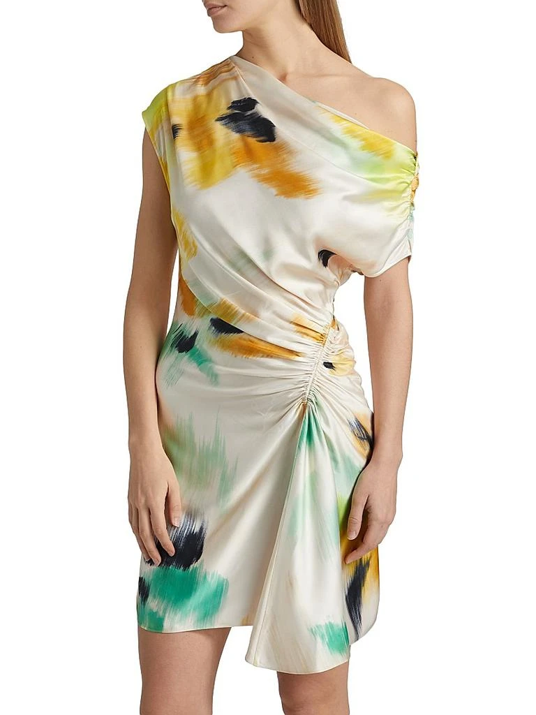 Poppy Draped Floral Minidress  On Sale Now with Up to 71% Off | Discover  Exclusive Deals & Savings at BeyondStyle  Authentic A.L.C. contemporary| mini-length|women's apparel|Women's|floral|cap sleeve|one-shoulder|dresses|women's|sheath  with Limited ...