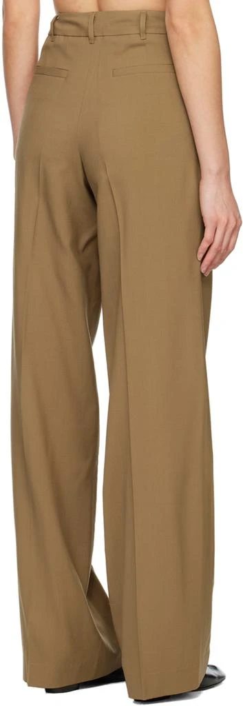 Arch The Brown Simple Line Trousers 3