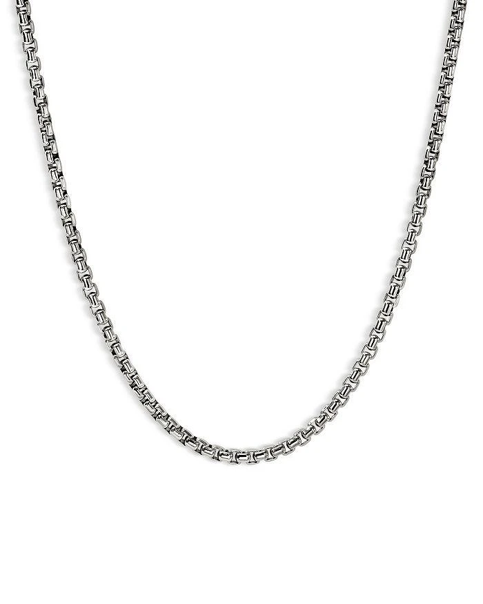 John Hardy Men
s Sterling Silver Chain Box Link Necklace, 20"