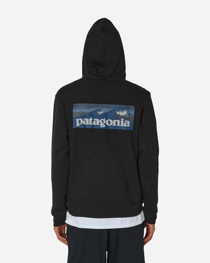 Patagonia Boardshort Logo Uprisal Hooded Sweatshirt Black 3