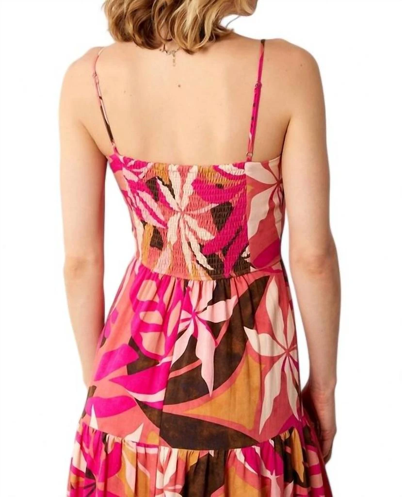 En Creme En Creme - Printed Sleeveless Midi Dress 5