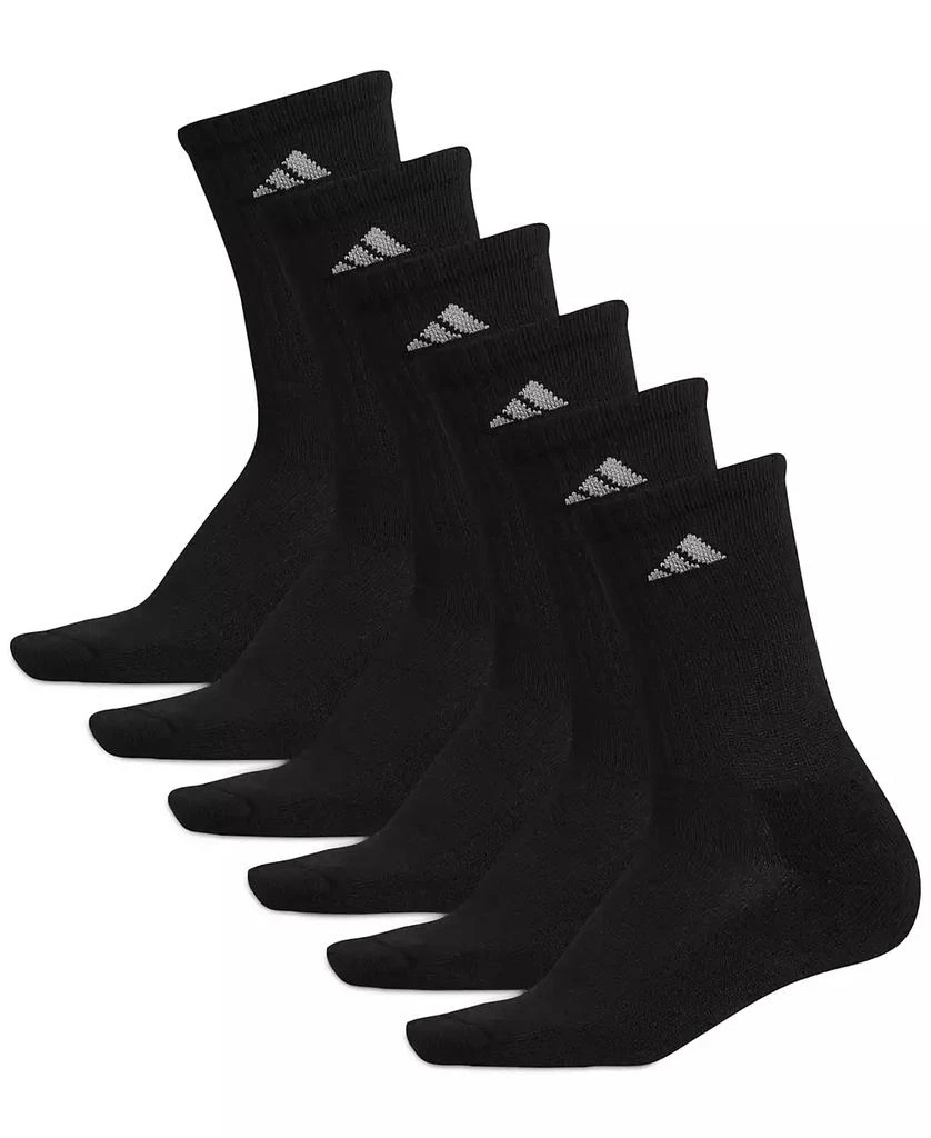 Adidas Women's 6-Pk. Athletic Cushioned Crew Socks 6