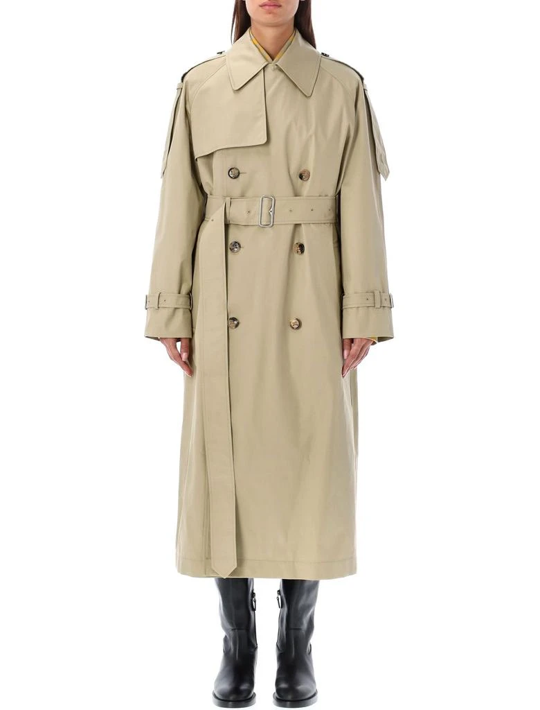 Burberry Burberry Castleford Double Breasted Belted Trench Coat 1