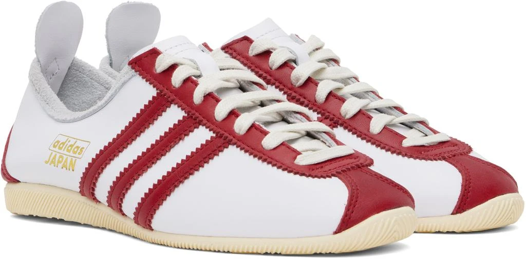 adidas Originals White & Red Japan Sneakers 4