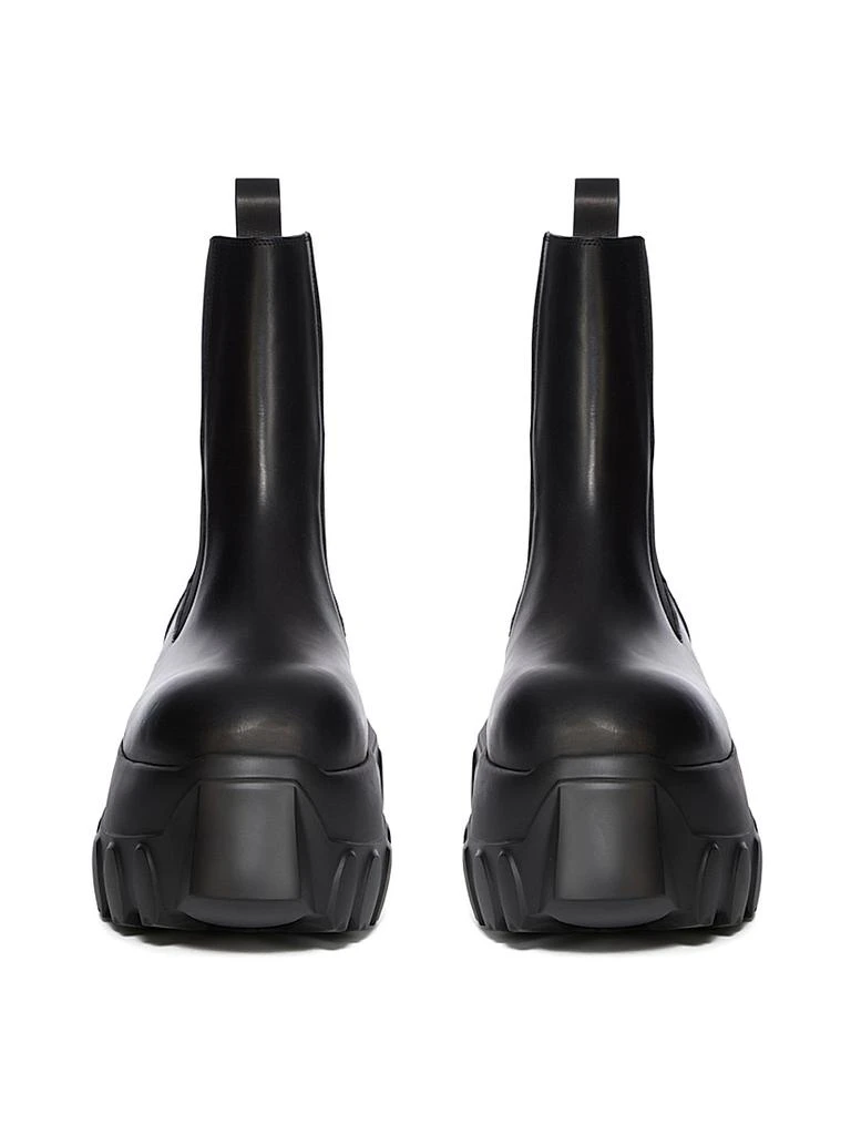 Rick Owens Beatle Mega Tractor Leather Chelsea Boots 4