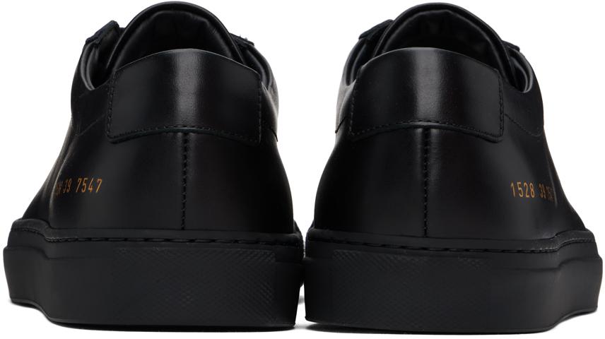 Common Projects Black Original Achilles Low Sneakers