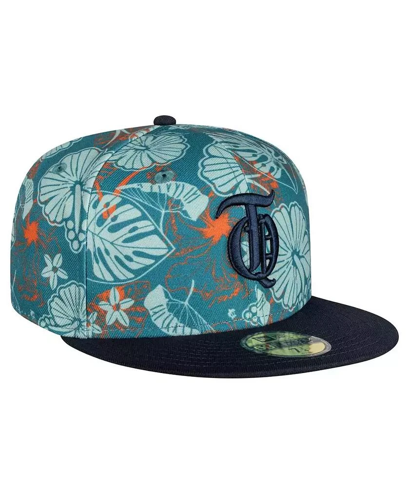 New Era Men's Teal/Navy Tigres de Quintana Roo Mexico League On Field 59FIFTY Fitted Hat 3